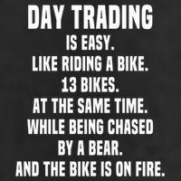 Day Trading Is Easy Funny Day Trader Stock Market Gift Microfiber Hand Towel