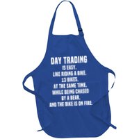 Day Trading Is Easy Funny Day Trader Stock Market Gift Apron