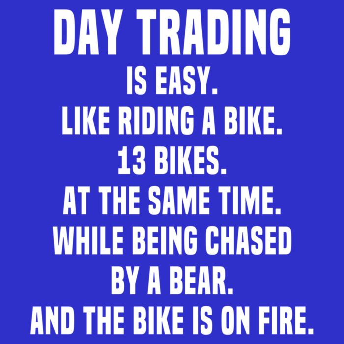 Day Trading Is Easy Funny Day Trader Stock Market Gift Button