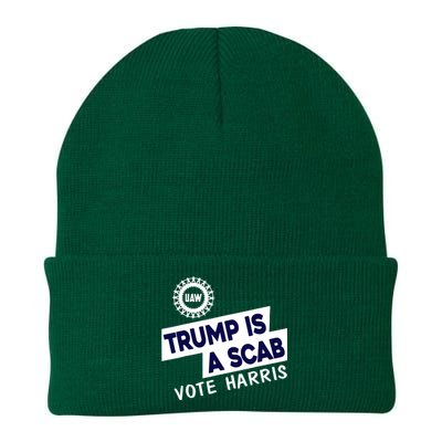 Donald Trump Is A Scab Vote Harris Anti Trump We Are Not Going Back Knit Cap Winter Beanie