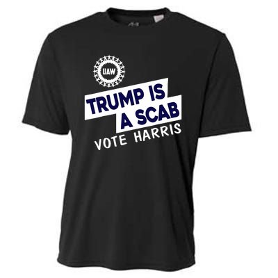 Donald Trump Is A Scab Vote Harris Anti Trump We Are Not Going Back Cooling Performance Crew T-Shirt