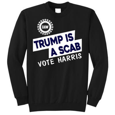 Donald Trump Is A Scab Vote Harris Anti Trump We Are Not Going Back Tall Sweatshirt