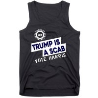 Donald Trump Is A Scab Vote Harris Anti Trump We Are Not Going Back Tank Top