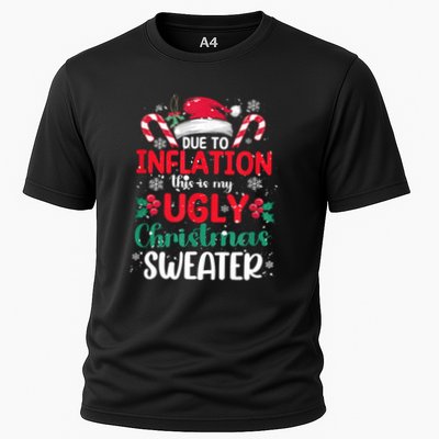 Due To Inflation This Is My Ugly Christmas Pajamas Gift Performance Shirt