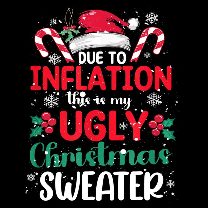 Due To Inflation This Is My Ugly Christmas Pajamas Gift Youth Performance Sprint T-Shirt