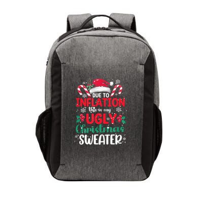 Due To Inflation This Is My Ugly Christmas Pajamas Gift Vector Backpack
