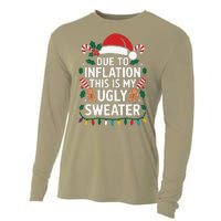 Due To Inflation This Is My Ugly Sweater For Christmas Cooling Performance Long Sleeve Crew