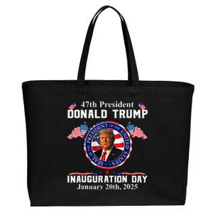 Donald Trump Inauguration Day 2025 47th Usa President Cotton Canvas Jumbo Tote