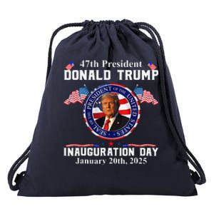 Donald Trump Inauguration Day 2025 47th Usa President Drawstring Bag