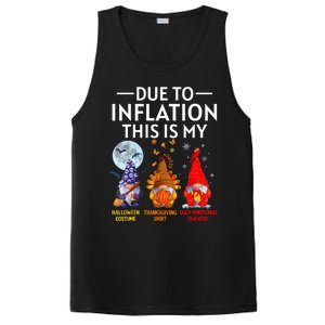 Due To Inflation This Is My Funny Gnomes Halloween Costume PosiCharge Competitor Tank