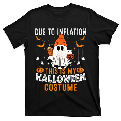 Due To Inflation This Is My Halloween Costume Funny Pumpkins T-Shirt