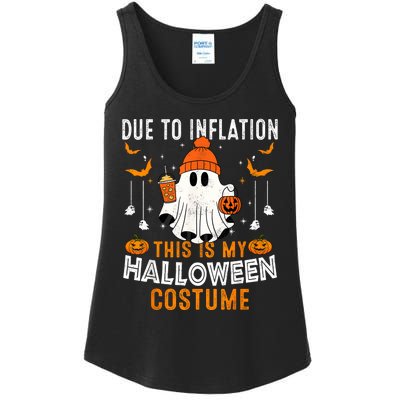 Due To Inflation This Is My Halloween Costume Funny Pumpkins Ladies Essential Tank