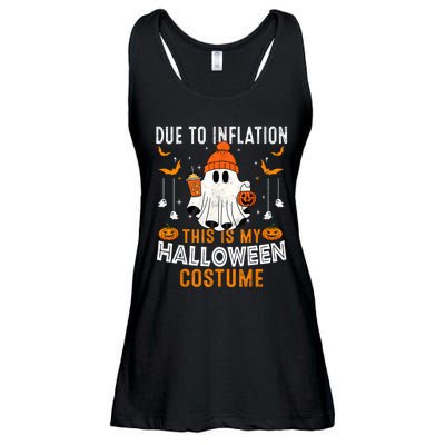 Due To Inflation This Is My Halloween Costume Funny Pumpkins Ladies Essential Flowy Tank