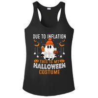 Due To Inflation This Is My Halloween Costume Funny Pumpkins Ladies PosiCharge Competitor Racerback Tank