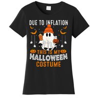 Due To Inflation This Is My Halloween Costume Funny Pumpkins Women's T-Shirt