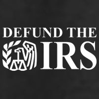 Defund The IRS 7 Panel Mesh Trucker Snapback Hat