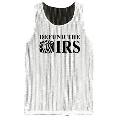 Defund The IRS Mesh Reversible Basketball Jersey Tank