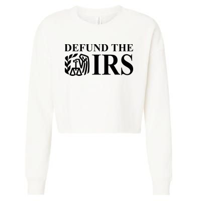 Defund The IRS Cropped Pullover Crew
