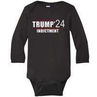 Donald TRUMP Indictment 2024 Baby Long Sleeve Bodysuit