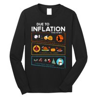 Due To Inflation Halloween Thanksgiving Christmas Sweater Long Sleeve Shirt