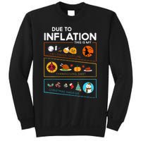 Due To Inflation Halloween Thanksgiving Christmas Sweater Sweatshirt