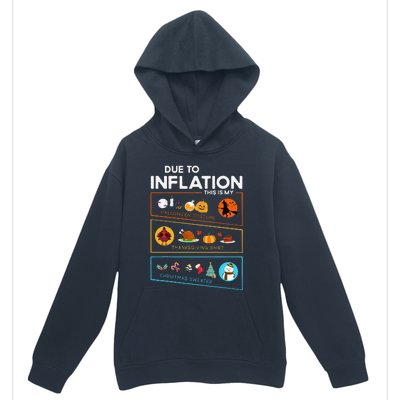 Due To Inflation Halloween Thanksgiving Christmas Sweater Urban Pullover Hoodie