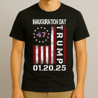 Donald Trump Inauguration Day 2025 47th President Usa Flag T-Shirt