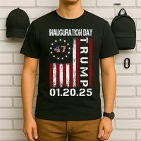 Donald Trump Inauguration Day 2025 47th President Usa Flag T-Shirt