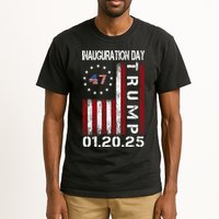 Donald Trump Inauguration Day 2025 47th President Usa Flag Tall T-Shirt