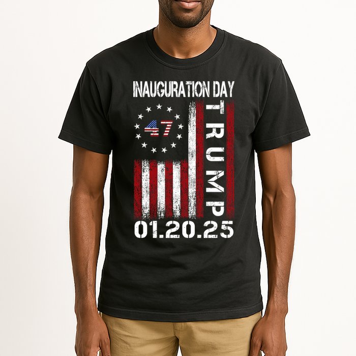 Donald Trump Inauguration Day 2025 47th President Usa Flag Tall T-Shirt