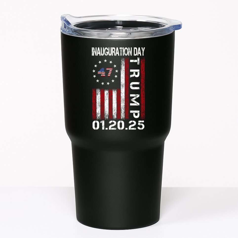 Donald Trump Inauguration Day 2025 47th President Usa Flag Tumbler