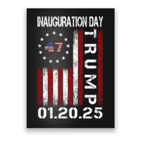 Donald Trump Inauguration Day 2025 47th President Usa Flag Poster
