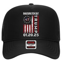 Donald Trump Inauguration Day 2025 47th President Usa Flag Trucker Hat