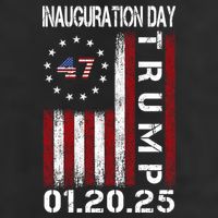 Donald Trump Inauguration Day 2025 47th President Usa Flag Trucker Hat