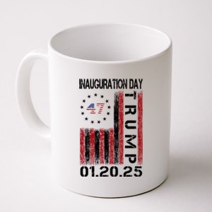 Donald Trump Inauguration Day 2025 47th President Usa Flag Coffee Mug