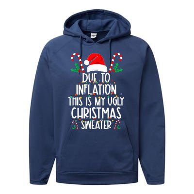 due to inflation this is my ugly christmas sweaters  Performance Fleece Hoodie