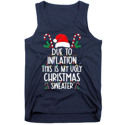 due to inflation this is my ugly christmas sweaters  Tank Top