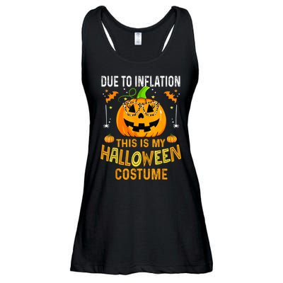 Due To Inflation This Is My Halloween Costume Pumpkin Halloween Costume Ladies Essential Flowy Tank