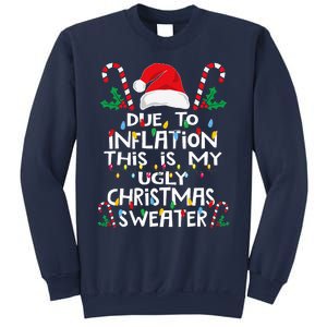 Due To Inflation Ugly Christmas Sweaters Sweatshirt