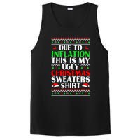 Due to Inflation Ugly Xmas Sweaters PosiCharge Competitor Tank