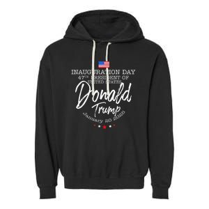 Donald Trump Inauguration Day 2025 Garment-Dyed Fleece Hoodie