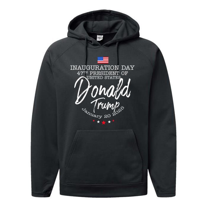 Donald Trump Inauguration Day 2025 Performance Fleece Hoodie