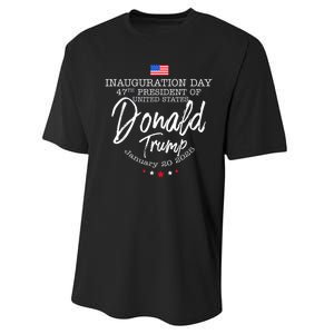 Donald Trump Inauguration Day 2025 Performance Sprint T-Shirt