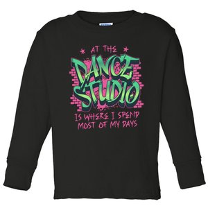 Dance Teacher In My Dance Era Dance Recital Toddler Long Sleeve Shirt