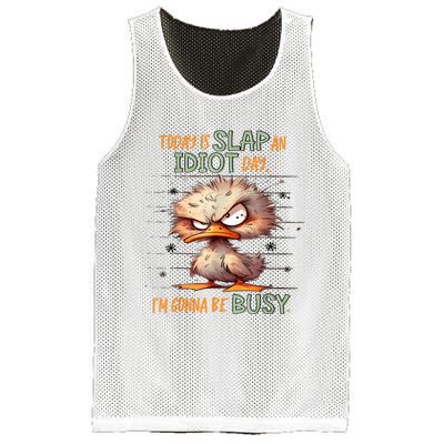 Duck Today Is Slap An Idiot Day I’M Gonna Be Busy Mesh Reversible Basketball Jersey Tank