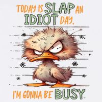 Duck Today Is Slap An Idiot Day I’M Gonna Be Busy Mesh Reversible Basketball Jersey Tank