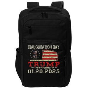 Donald Trump Inauguration Day 2025 47th Usa Flag Impact Tech Backpack