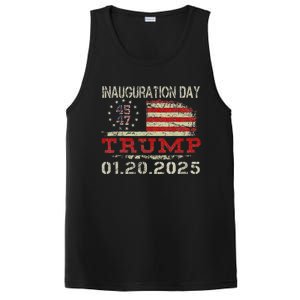 Donald Trump Inauguration Day 2025 47th Usa Flag PosiCharge Competitor Tank