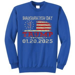 Donald Trump Inauguration Day 2025 47th Usa Flag Sweatshirt