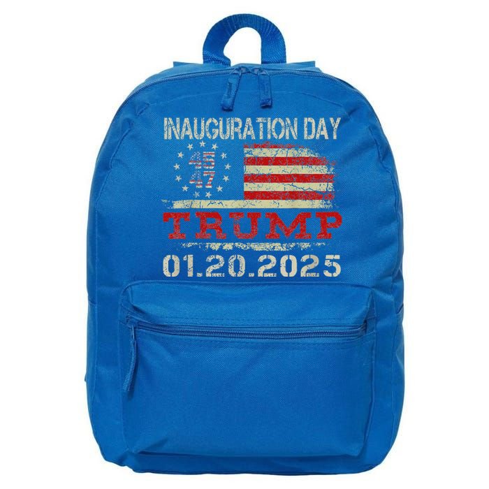 Donald Trump Inauguration Day 2025 47th Usa Flag 16 in Basic Backpack